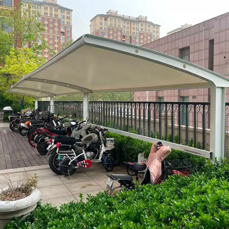 容城县膜结构电动车棚